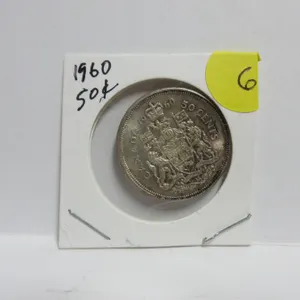 1960 50 Cents Canada Coin