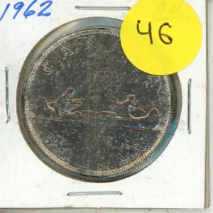 1962 Canada Silver One Dollar.