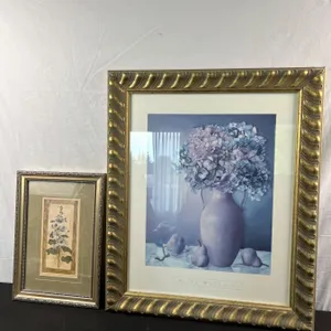 Framed Floral Art Pieces