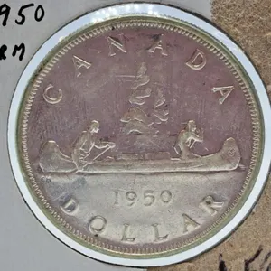 1950 Canada One Dollar Coin