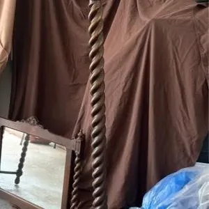 Antique wooden coat hanger - 74in tall