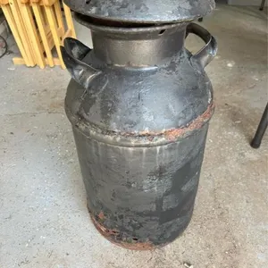 Vintage milk can - 25in tall
