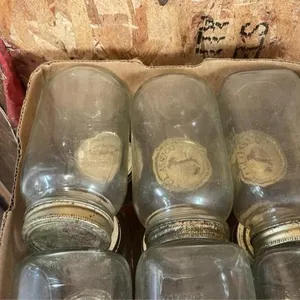 1L mason jars - 18