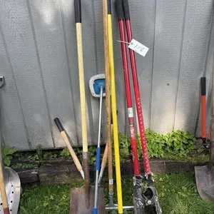 Yard Tools. Post Hole Digger, Pruner etc