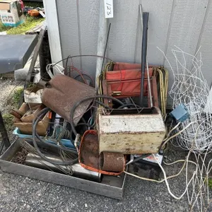 Scrap Pile. Grill, Fencing etc