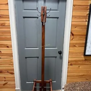 Coat hanger w/umbrella storage