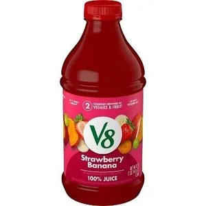 SEALED (1.36L x2) 2pk V8 V-Fusion Strawberry...