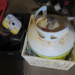 Propane Tank * Paper Shredder