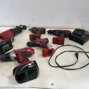 Cordless Drill, Screwdriver & Reciprocating Saw W/ Single Battery & Charger