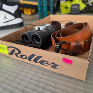 Bushnell Binoculars, Harley-Davidson Leather Belt Size M 34/36, True Religion Sunglasses
