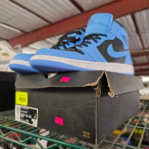 Nike Air Jordan 1 Mid, University Blue/Black-White, Size 10.5