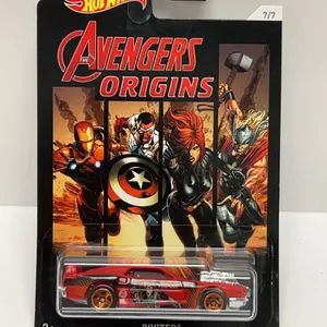 Hot Wheels Marvel Avengers Origins RIVITED Die-Cast Car, Sealed, 7/7, Mattel, FKD48, 2016 Release, U