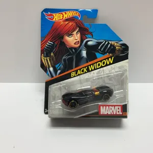 Hot Wheels Marvel Black Widow Diecast Car 18 in Original Packaging by Mattel 2019 Release USA Carded