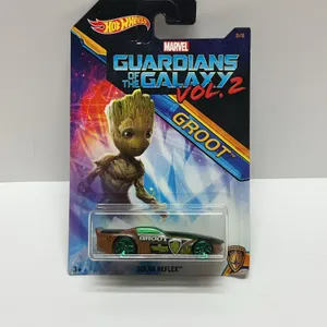 Hot Wheels Marvel Guardians of the Galaxy Vol. 2 Groot Solar Reflex Die-Cast Car, 2016, Mattel DWD77