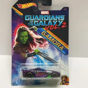Hot Wheels Marvel Guardians of the Galaxy Vol. 2 Gamora Scorcher Die-Cast Car (2018, Carded) DWD76/D