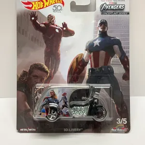 Hot Wheels Marvel Studios Avengers Concept Art Series 3D-Livery 3/5 Die-Cast Car 2018, Sealed Carded