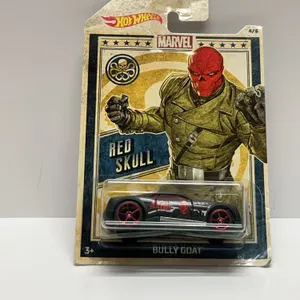 Hot Wheels Marvel Red Skull Bully Goat Die-Cast Car in Original Packaging 2016 FYJ61-0910 GDG83 L51