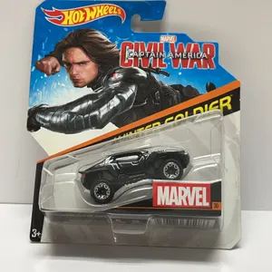 Hot Wheels Marvel Captain America Civil War Winter Soldier Die-Cast Car, Carded, 2015 Release, Matte