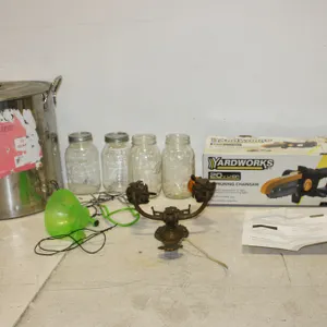 Stockpot, Jars & Chainsaw