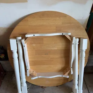 Round Wooden Table