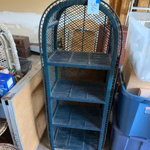 Vintage Wicker Shelf