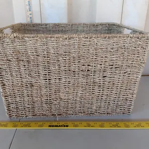 Large Basket, Wire Frame 19"X14"X12"