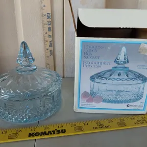 Indiana Glass Princess Candy Box & Cover