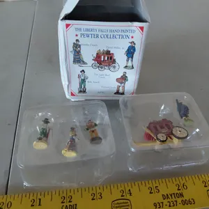1998 The Liberty Falls Hand Painted Pewter Collection Miniatures