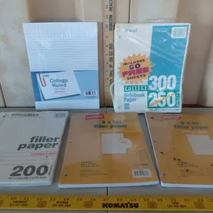 Assorted College Ruled Notebook Paper