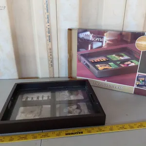 Sarah Peyton Home Wooden Photo Tray In Box