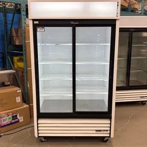 TRUE GDM-41-HC-LD DOUBLE SLIDING GLASS DOOR COOLER