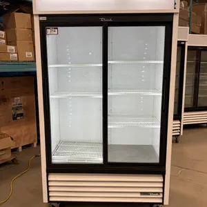 TRUE GDM-41-HC-LD DOUBLE SLIDING GLASS DOOR COOLER