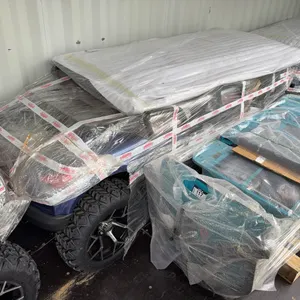 New Blue SDLANCH SDLGC80 4-Seat Electric Golf Cart *Not Built* - 4000W AC Electric Motor, 60V100AH B