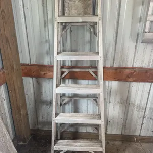 Keller Six Foot Aluminum Folding Step Ladder with Paint Shelf