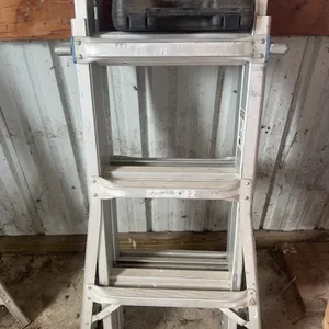 Werner Telescoping Multi Ladder With Static Hinge Adapter Kit