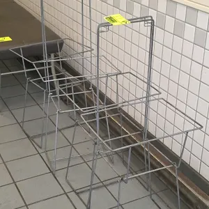 Metal basket stands
