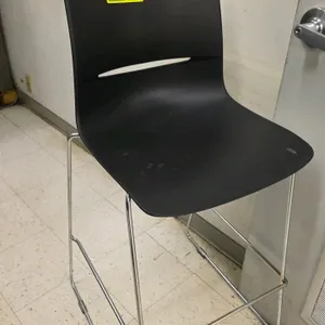 Poly metal base bar height chair