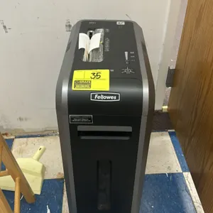 Fellowes 125Ci cross-cut electric paper shredder. Features 100% Jam Proof technology, SafeSense safety sensor, and energy savings system. Built with a