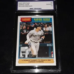 2025 Heritage Aaron Judge #3 GEM MT 10