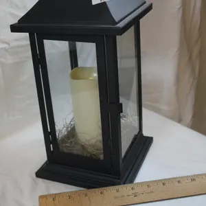 Outdoor Candle Lantern Approximately 17 Inches Tall To Handle