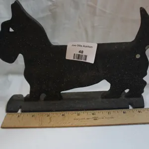 Cast Iron Scottie Dog Boot Scraper