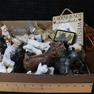 Scottie Dog Decor And Miniature Figurines