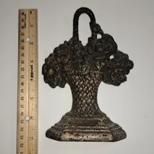 Cast Iron Bouquet Door Stop
