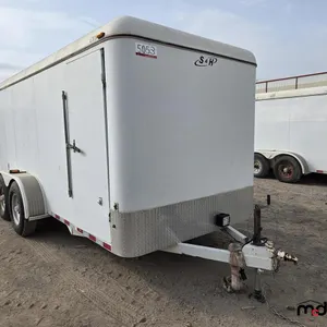 2008 Cargo Mate 16'x7' T/A Enclosed Trailer
 UNRESERVED