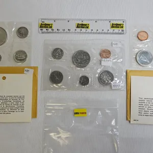 Canada Uncirculated Year Sets (3 SETS) : 1967 ; 1967 ; 1977