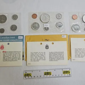 Canada Uncirculated Year Sets (3 SETS) : 1967 ; 1967 ; 1974