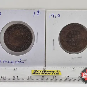 Canada Large Cent (2) : 1919; 1919