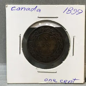 1899 Canada Large 1 Cent Coin
 UNRESERVED