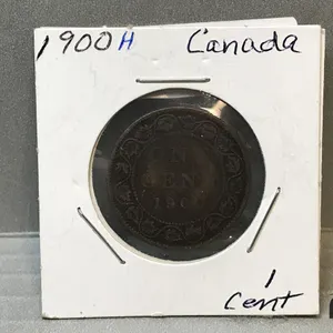 1900 H Canada Large 1 Cent Coin
 UNRESERVED