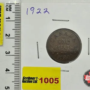 Canada One Cent 1922